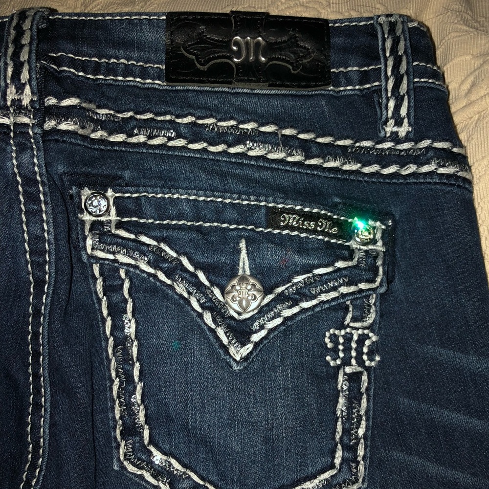 Miss Me mid rise boot cut jeans EUC